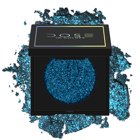 TEAL ME MORE - Charcoal with Multicolor Reflects Eyeshadow - Dose of Colors