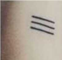 parallel lines tattoo