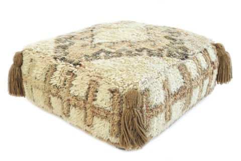 moroccan pouf beni ourain floor cushion ottoman