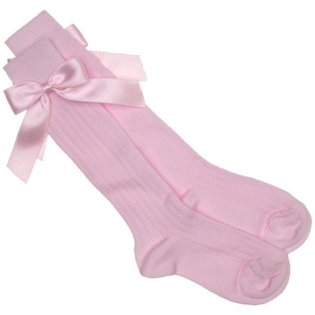 knee high pink socks