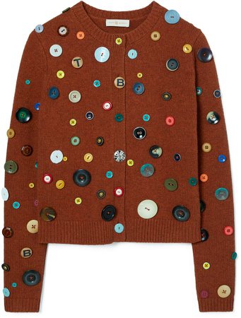 Button Embellished Cardigan