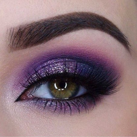 purple Smokey eye