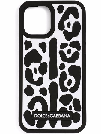 Shop Dolce & Gabbana leopard-print iPhone 12 Pro case with Express Delivery - FARFETCH
