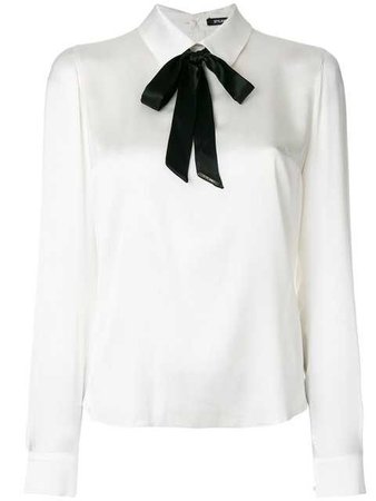 Styland Pussy Bow Blouse - Farfetch