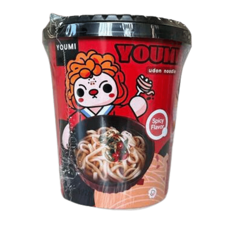 Youmi Instant Udon Spicy Flavor Cup 192gr | E-Snacks