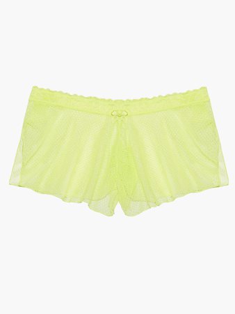 Lacy, Not Racy Short in Green & Yellow | SAVAGE X FENTY
