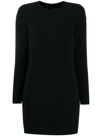Black Dsquared2 Long-Sleeved Shift Dress | Farfetch.com