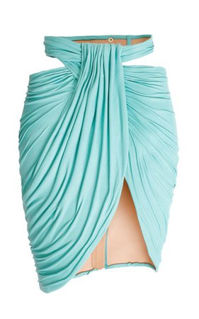 Asymmetric Mini Skirt By Balmain | Moda Operandi