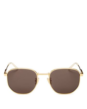 Bottega Veneta Round Sunglasses, 53mm | Bloomingdale's