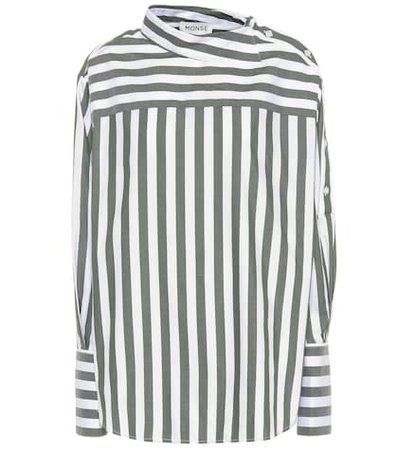 Striped cotton top