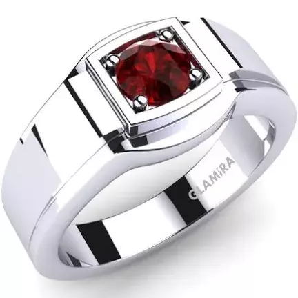 red and silver mens ring - Google Search