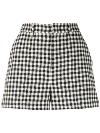 RedValentino gingham check shorts