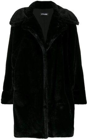 Styland faux fur oversized coat