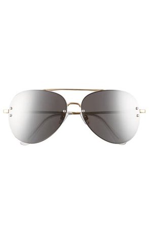 BP. 60mm Oversize Mirrored Aviator Sunglasses | Nordstrom