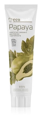 Ecodenta Cosmos Organic Papaya λευκαντική οδοντόκρεμα με φθόριο | notino.gr