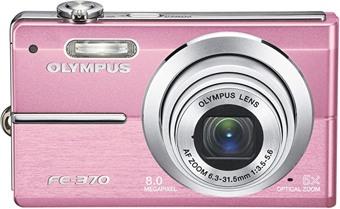 Amazon.com : Olympus FE370 8MP Digital Camera with 5x Optical Dual Image Stabilized Zoom (Pink) : Point And Shoot Digital Cameras : Electronics