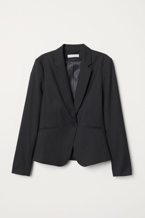 Fitted Blazer - Black - Ladies | H&M US
