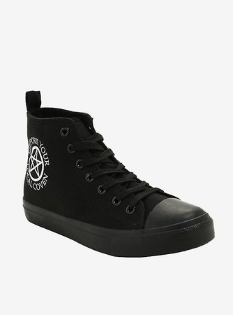 Support Your Local Coven Hi-Top Sneakers