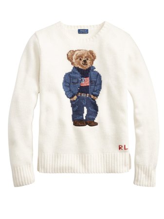 Ralph polo Lauren. teddy. bear sweater