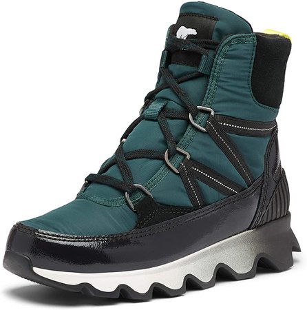 Amazon.com | Sorel Women's Kinetic Sport Boot - Cold Weather - Waterproof - Dark Seas - Size 9 | Snow Boots