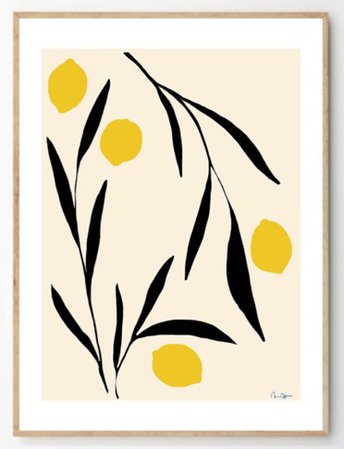 lemons print