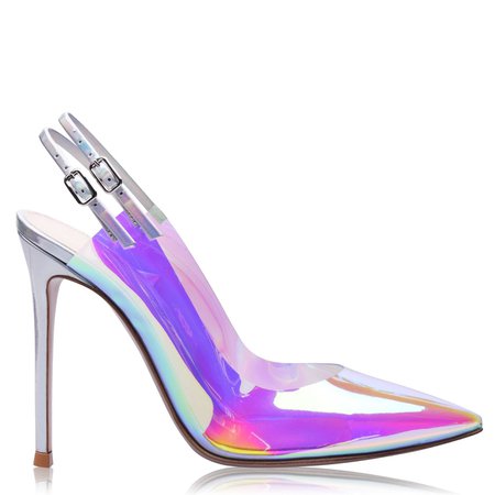 GIANVITO ROSSI | Women's Plexi Hologram Stilettos | Stiletto Heels | Flannels