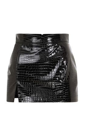 Nora Croc Mini Skirt By Ila. | Moda Operandi