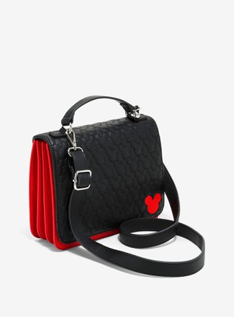 Loungefly Disney Mickey Mouse Quilted Crossbody Bag