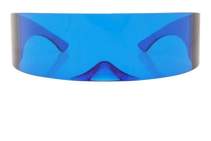 MELD Blue Shield Sunglasses - giant vintage