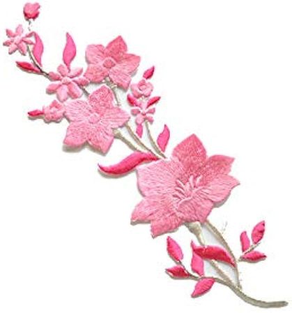 Amazon.com: New Plum Blossom Flower Applique Clothing Embroidery Patch Fabric Sticker Iron On Sew On Patch Craft Sewing Repair Embroidered（Shallow Champagne） : Arts, Crafts & Sewing