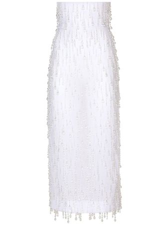Dolce & Gabbana KIM DOLCE&GABBANA bead-embellished Sheer Skirt - Farfetch