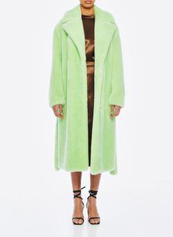 Luxe Faux Fur Oversized Coat – Tibi Official