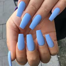 pastel blue nails - Google Search