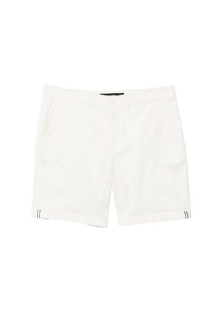 MANGO Cotton-blend shorts
