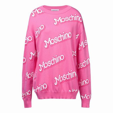 pink sweater Moschino barbie