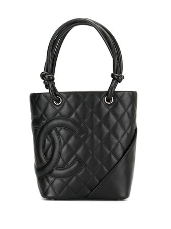 Chanel Pre-Owned Cambon Cc Tote Bag Vintage | Farfetch.Com