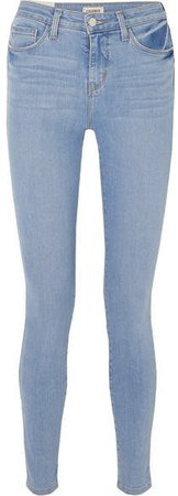 Marguerite High-rise Skinny Jeans - Light denim