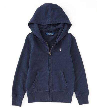 blue hoodie