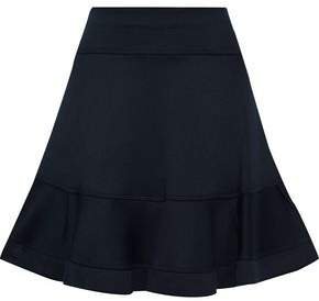 Fluted Cady Mini Skirt