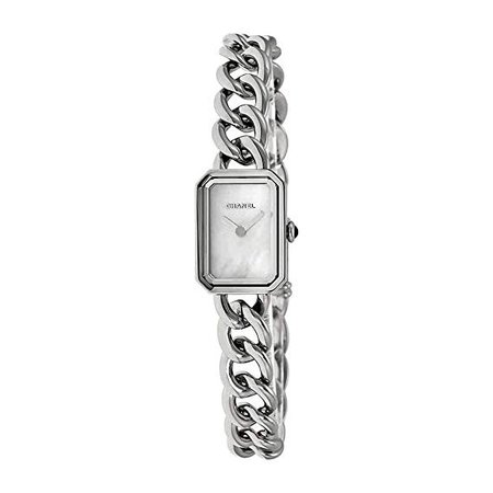 Amazon.com: Chanel Premiere Madre de Perla Dial Acero inoxidable Acero Damas Reloj H3249: Chanel: Clothing