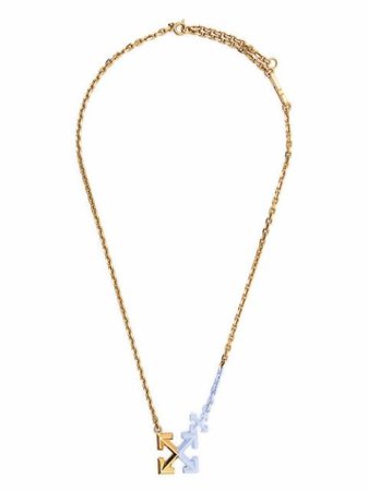 Off-White Arrows two-toned Necklace - Farfetch