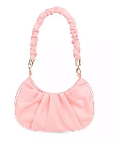 pink & white purse