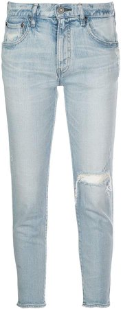 Vintage high rise cropped jeans