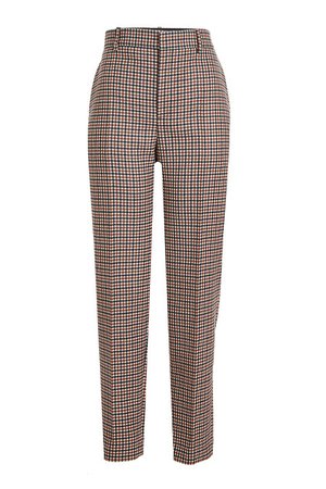 Balenciaga - Virgin Wool Checked Pants - multicolored