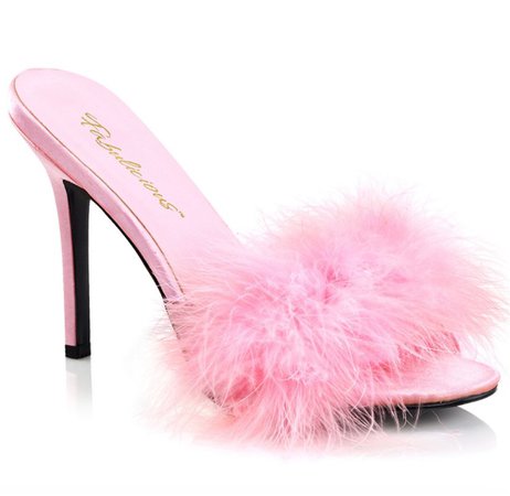 fuzzy heels