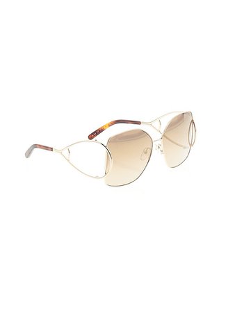 Chloé Solid Gold Sunglasses One Size - 54% off | thredUP