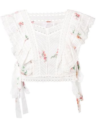 Zimmermann Heathers pintuck top $523 - Buy SS19 Online - Fast Global Delivery, Price
