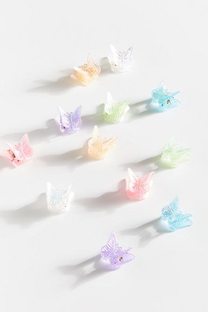 Vintage Butterfly Hair Clip Set | Urban Outfitters