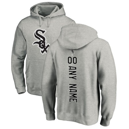 Chicago White Sox Fanatics Branded Personalized Playmaker Pullover Hoodie - Ash