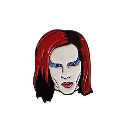 Marilyn Manson Collaboration Enamel Pin with @windowblues | Marilyn Ma – Pinlord